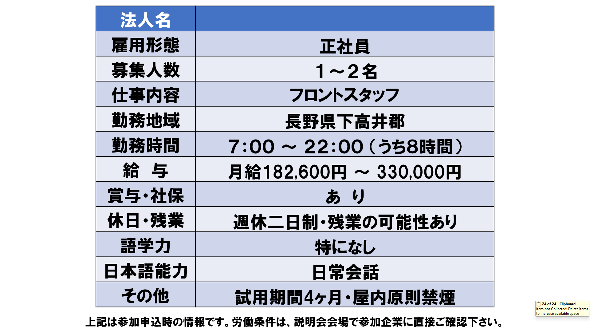 仕事、バイト、正社員